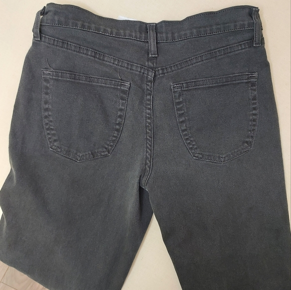 FDJ - French Dressing Jeans Lightly Faded Slightly Flared Black Size 8P - Picture 5 of 7